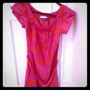 Colorful Trina Turk perfect warm getaway statement dress